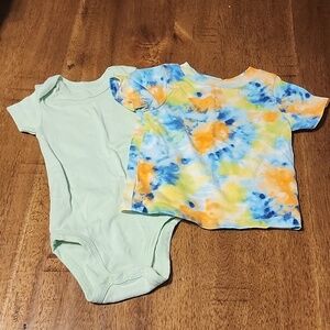 GARANIMALS AND HONEST BABY CLOTHING TOPS SZ 0-3 MONTH